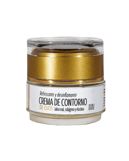 CREMA DE CONTORNO DE OJOS - CON MIEL Y JALEA REAL - LÍNEA MUJER